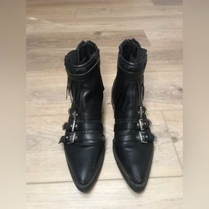 Black booties